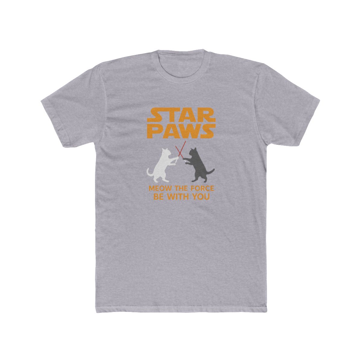 Meow the Force Be With You Star Wars Cat T-Shirt