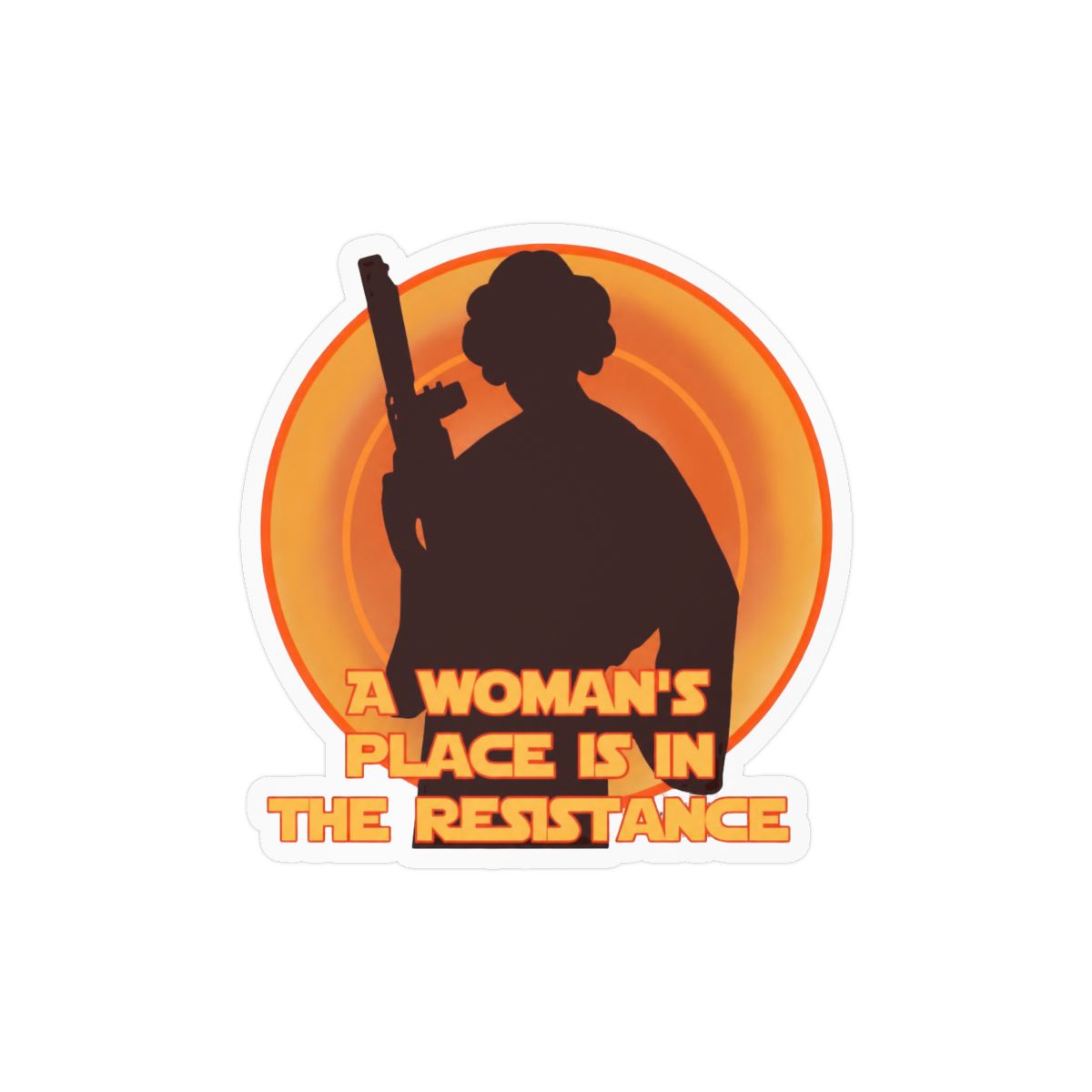 Resistance Bold Sticker | Rebellious Vinyl Decal