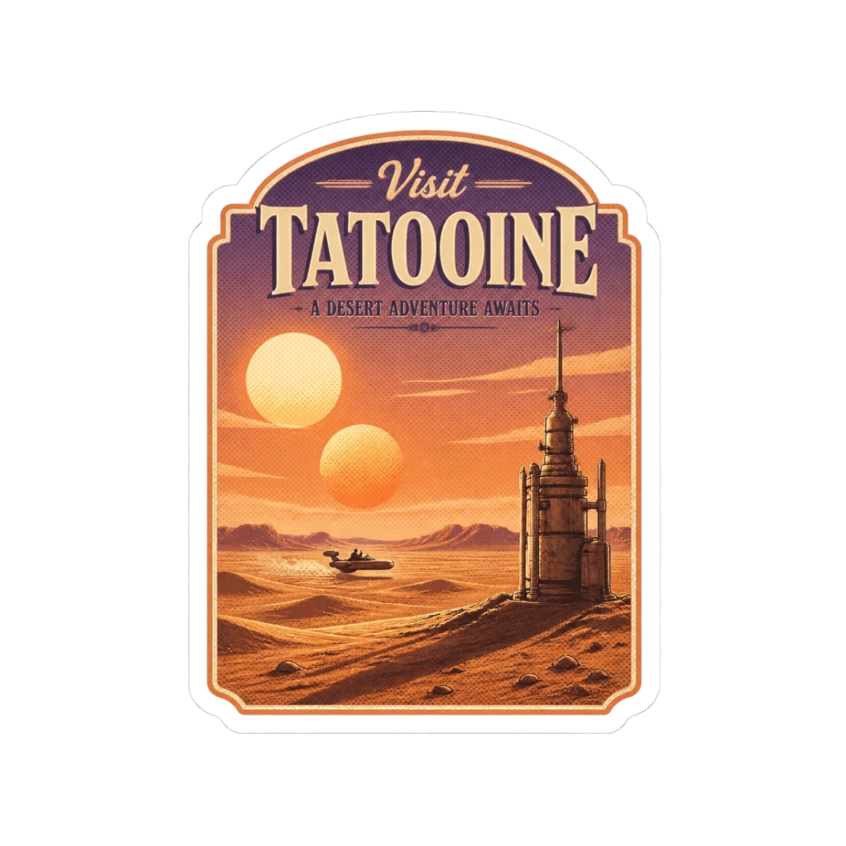 Star Wars "Visit Tatooine" Sticker