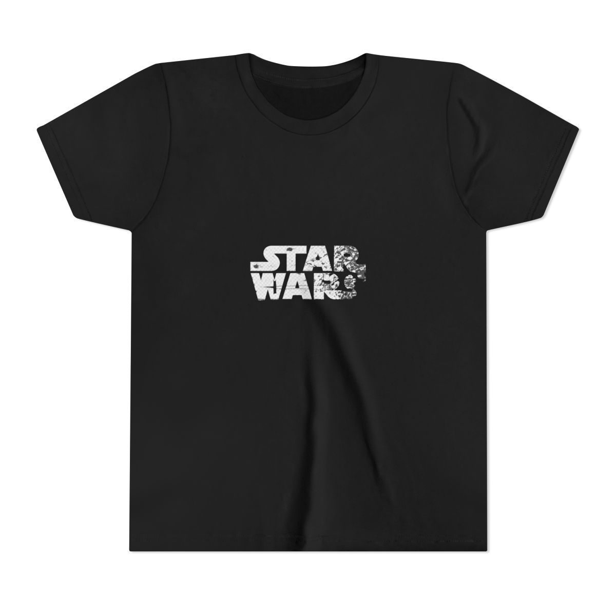 White Star Wars Logo Kids T Shirt